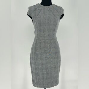H & M HOUNDSTOOTH GREY AND BLACK‎ DRESS